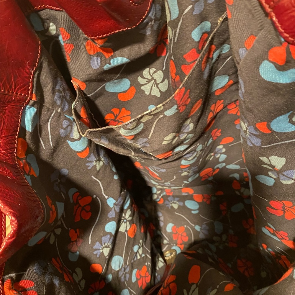 Marc Jacobs Burgundy Leather overnight/Backpack tote - Picture 8 of 10